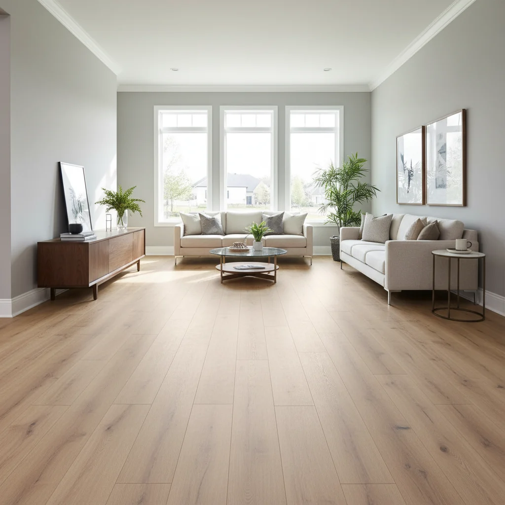 Luxury vinyl plank flooring project