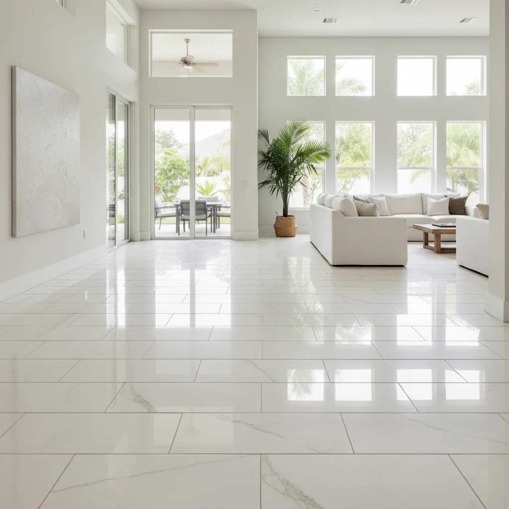 Tile flooring project