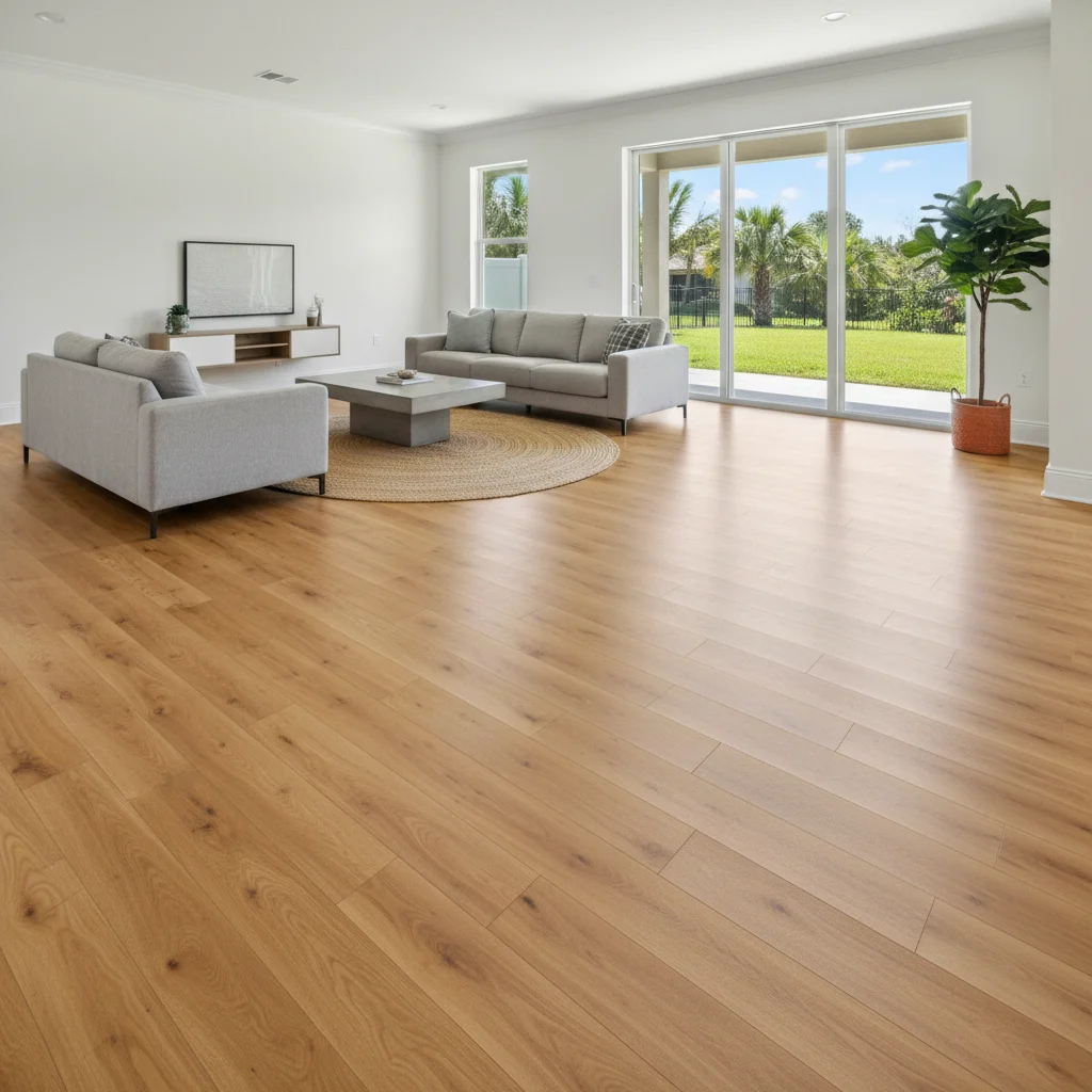 Luxury vinyl plank flooring project