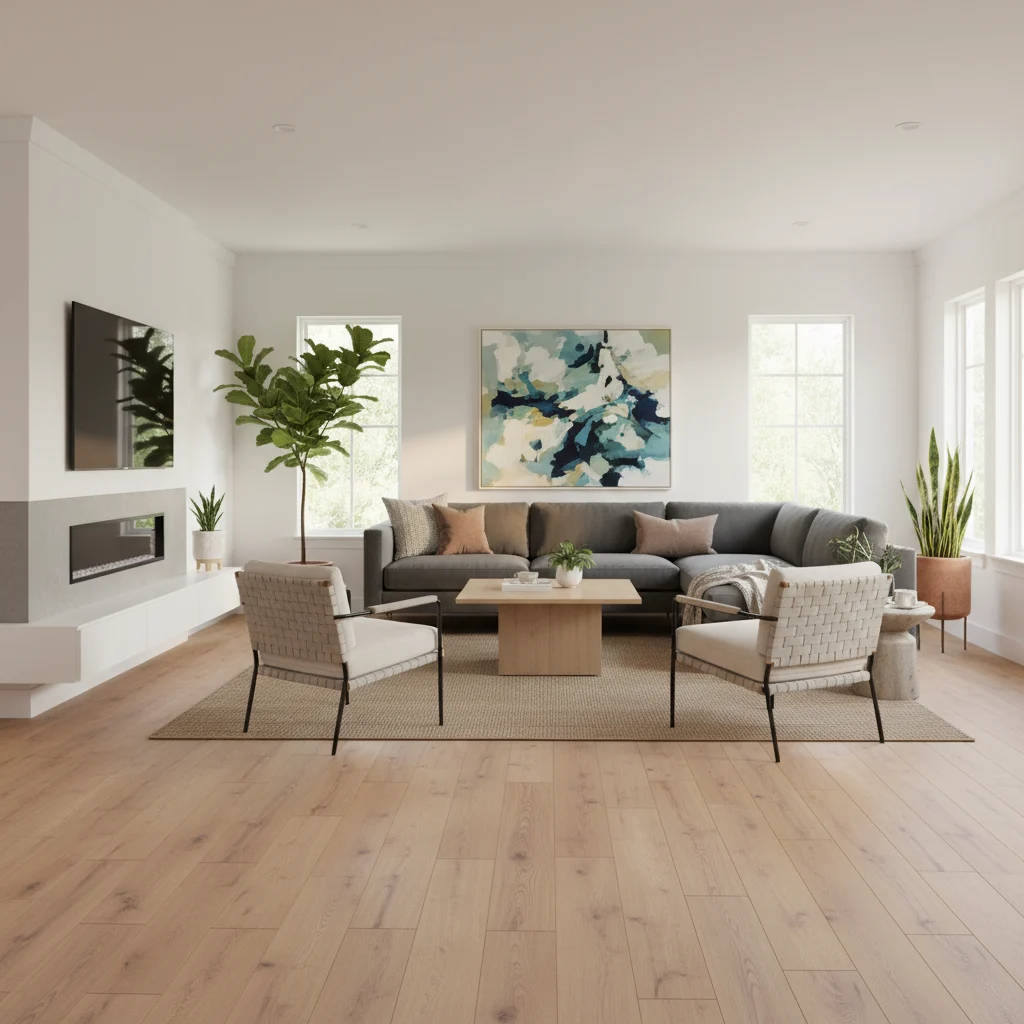 Luxury vinyl plank flooring project